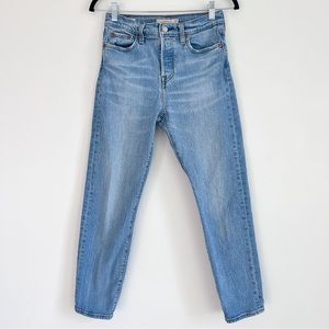 Vintage Levi’s Wedgie High Rise Light Wash Denim Jeans